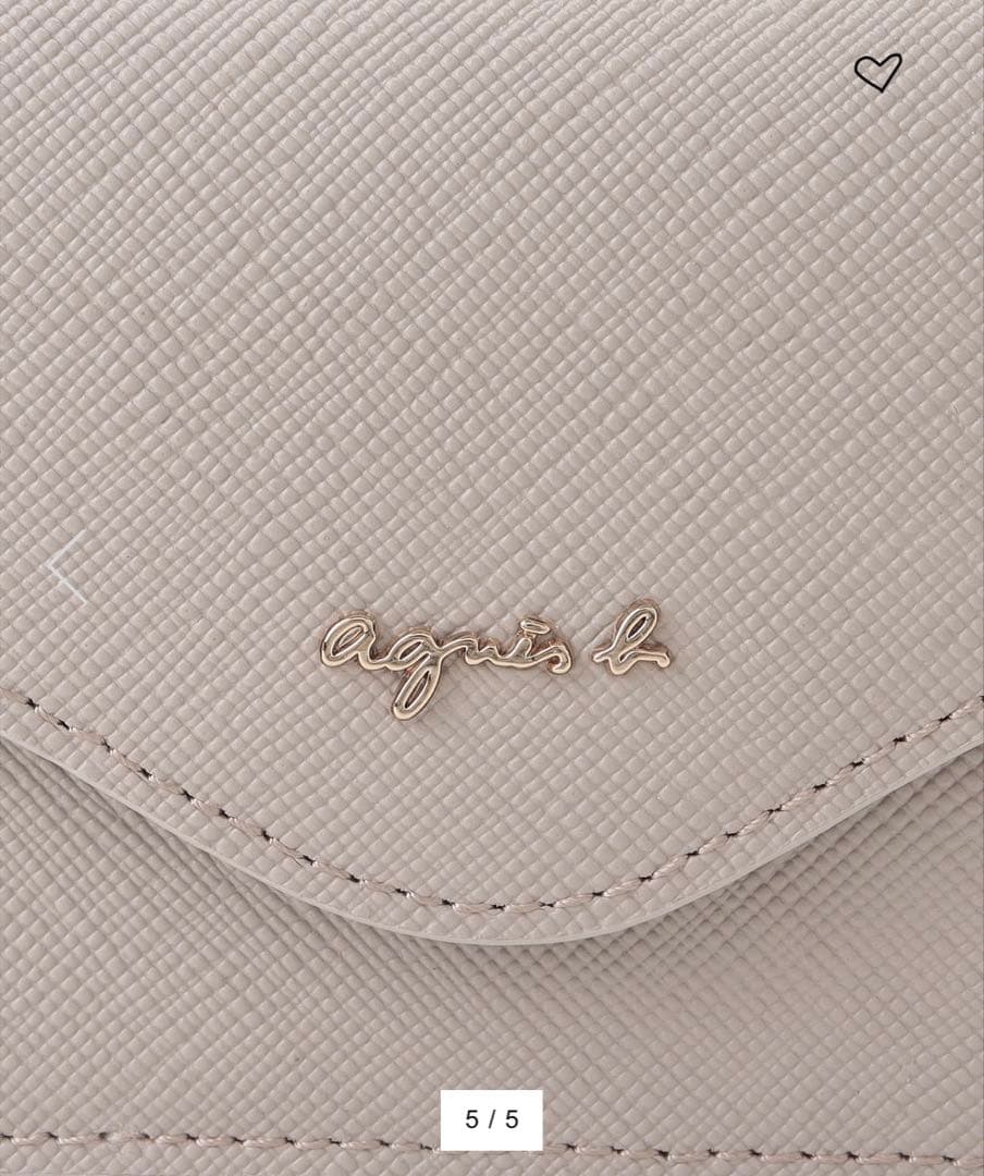 ❤️新品未使用❤️agnès b. グレー 名刺入れ