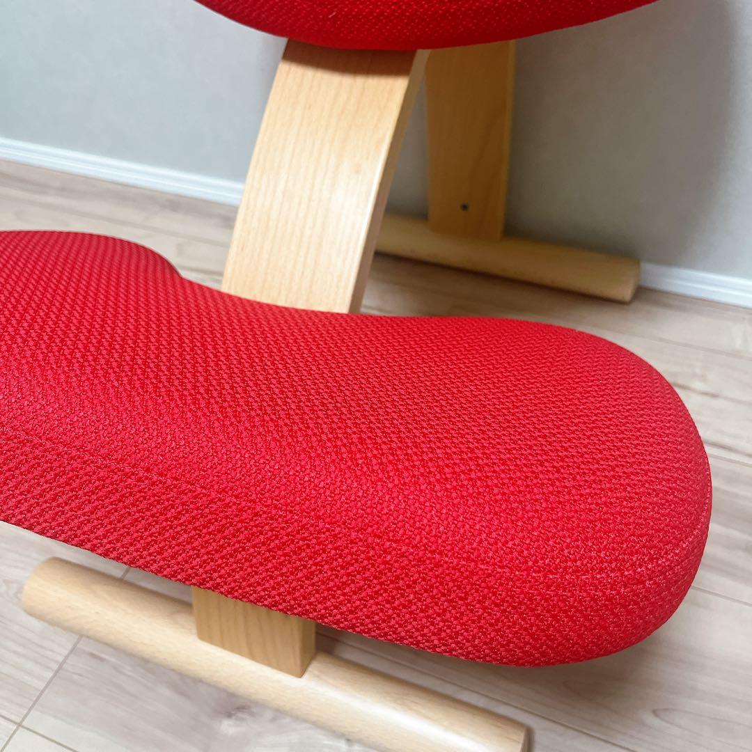 【極美品】バランスイージー バランスラボ (旧サカモトハウス) 学習椅子　レッド