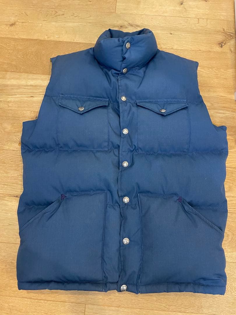 70’s THE NORTH FACE ダウンベスト 茶タグ USA製Mサイズ