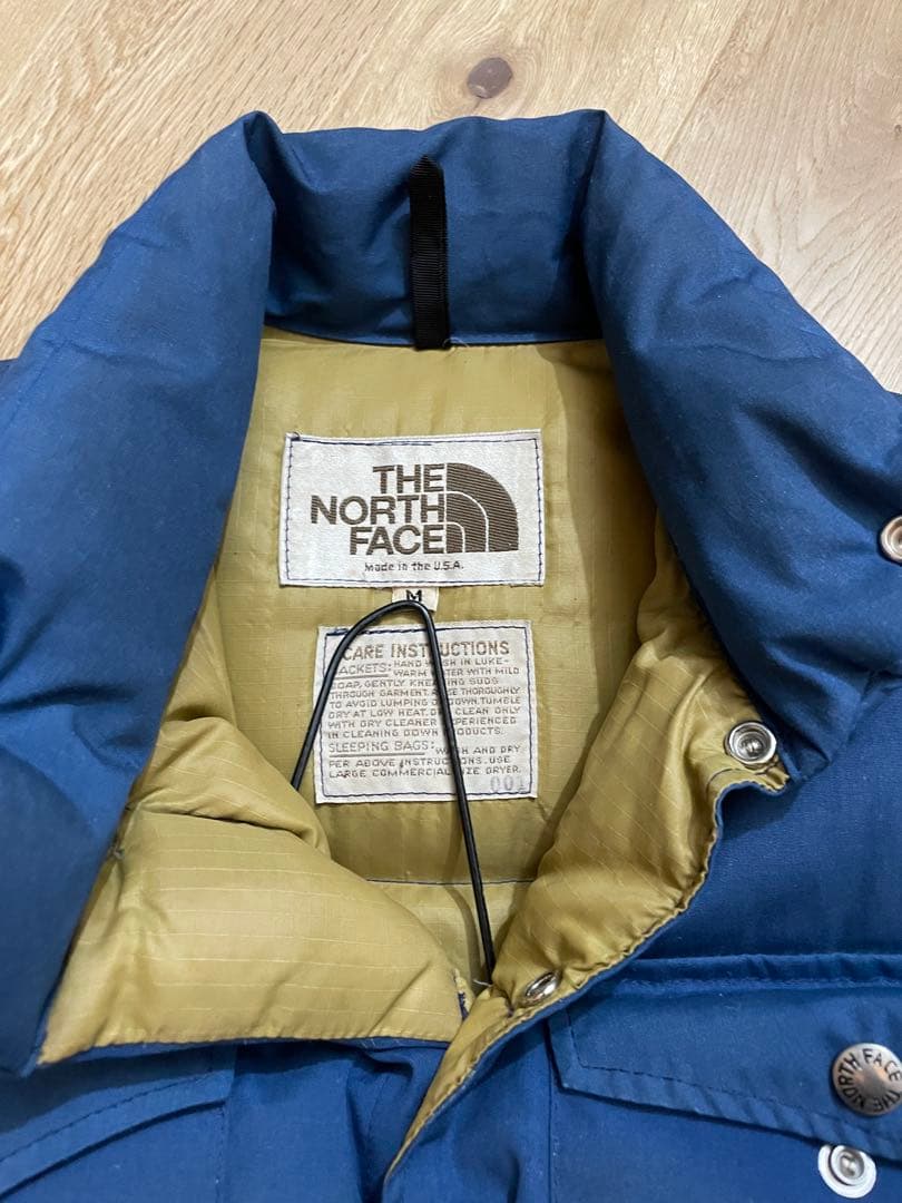 70’s THE NORTH FACE ダウンベスト 茶タグ USA製Mサイズ