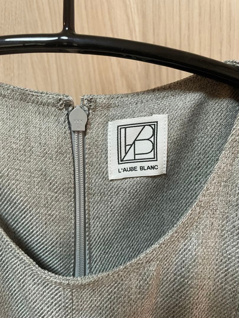 ワンピース laubeblanc double-belted melange dress