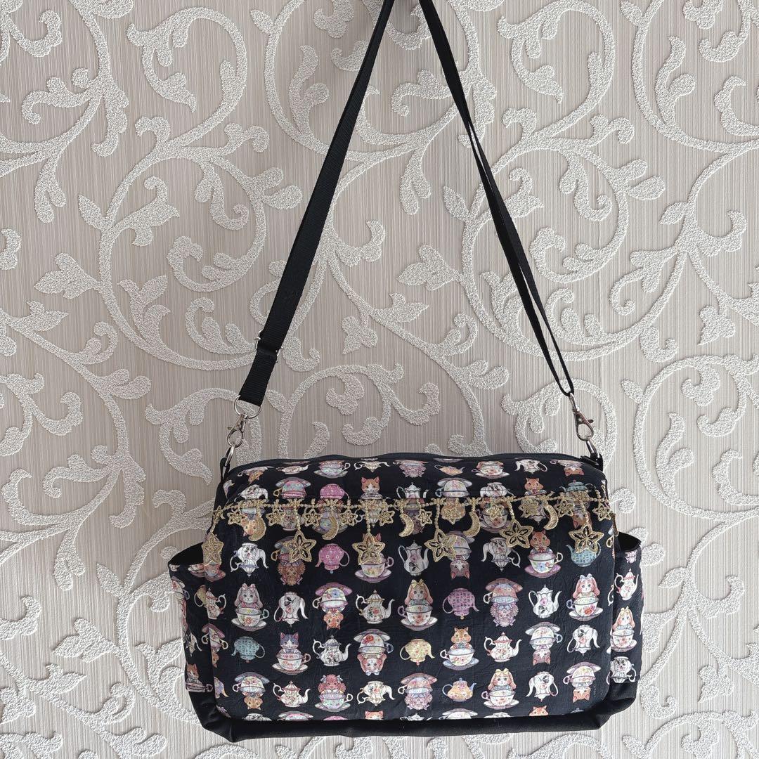 美和っち様オーダーページ♡ボストンバッグ♡ハンドメイド♡ジョリーフルール♡猫柄