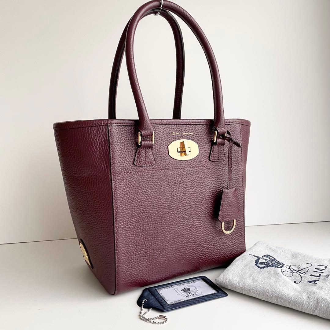 ADMJ エーディーエムジェー ベラトート ハンドバッグ ターンロック ほぼ新品