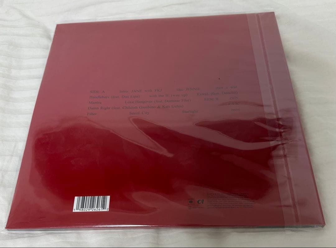 Jennie / Ruby 輸入盤LP (半透明レッド・ヴァイナル) 限定盤