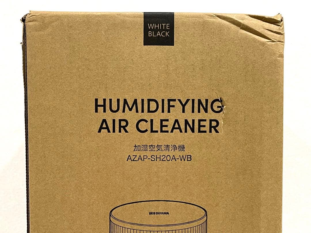 h898 新品　アイリスオーヤマ　加湿空気清浄機　AZAP-SH20A-WB