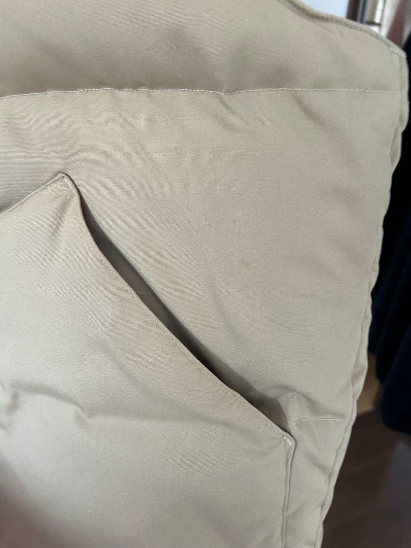 SUGAR CANE ダウンベスト Lサイズ ベージュ・ブラウン