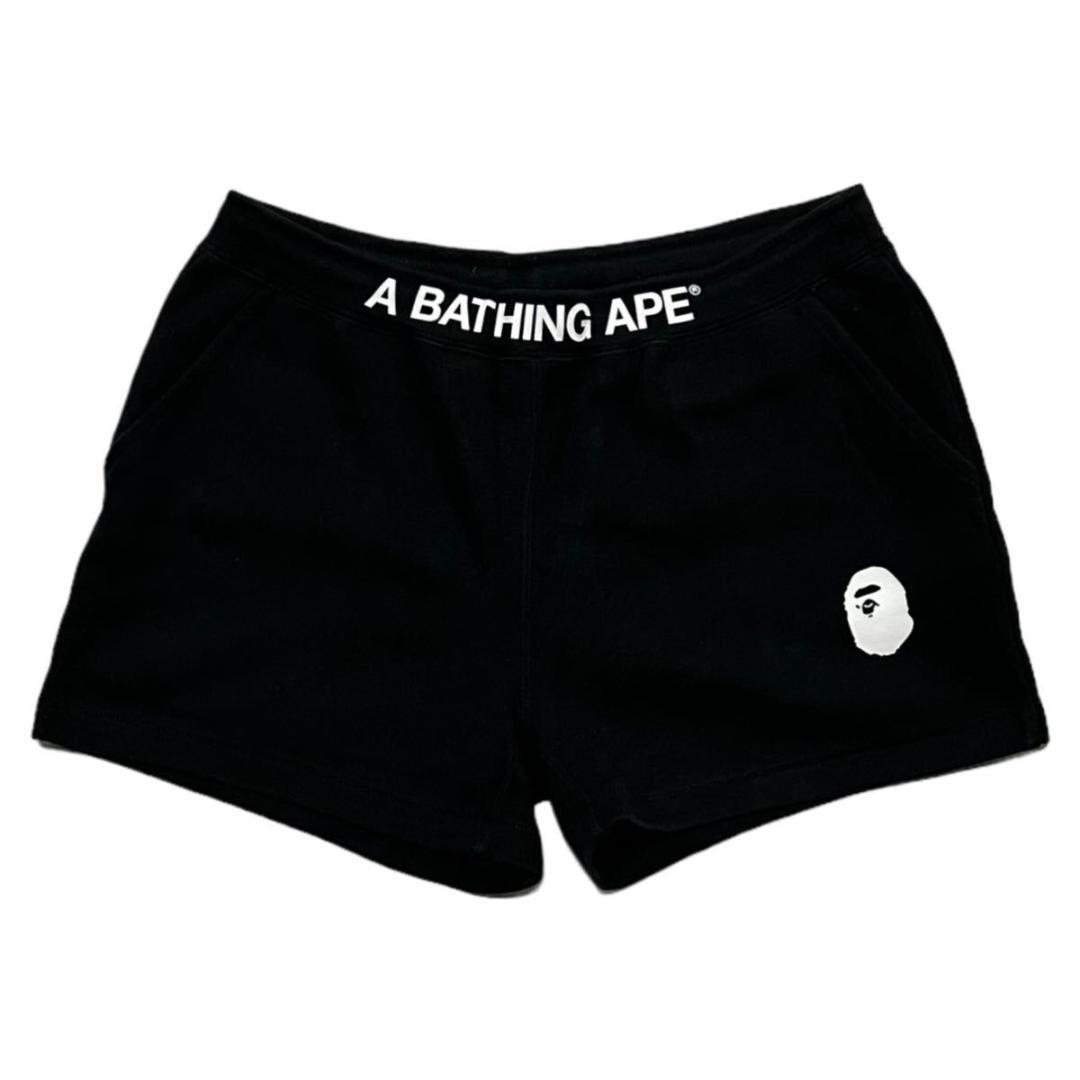 アベイシングエイプ ベイプ ロゴ ショートパンツ ブラック XSサイズ