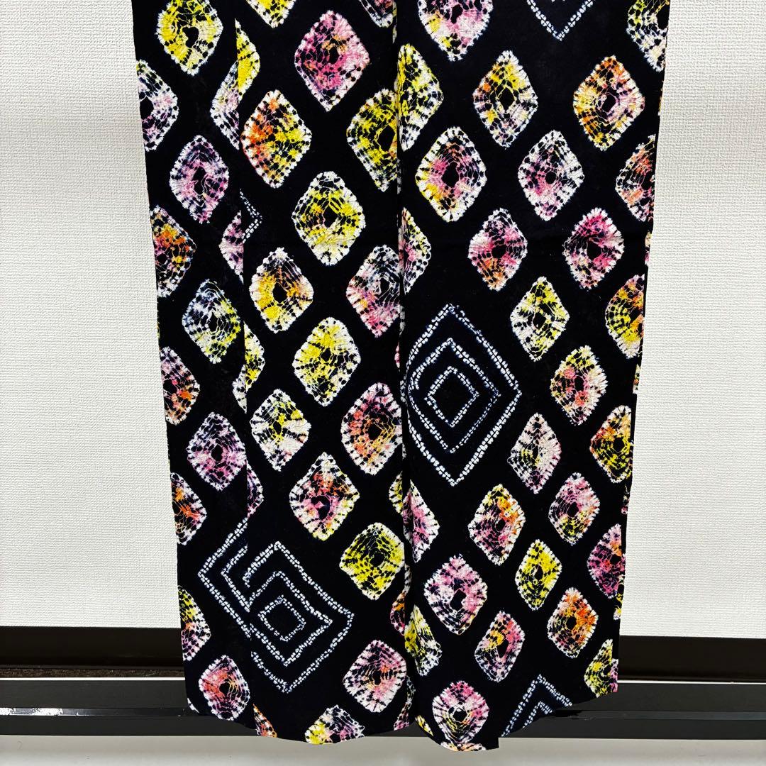 桜*中様 着物 有松絞り 浴衣 木綿 素敵なデザイン 藍染め U-7329