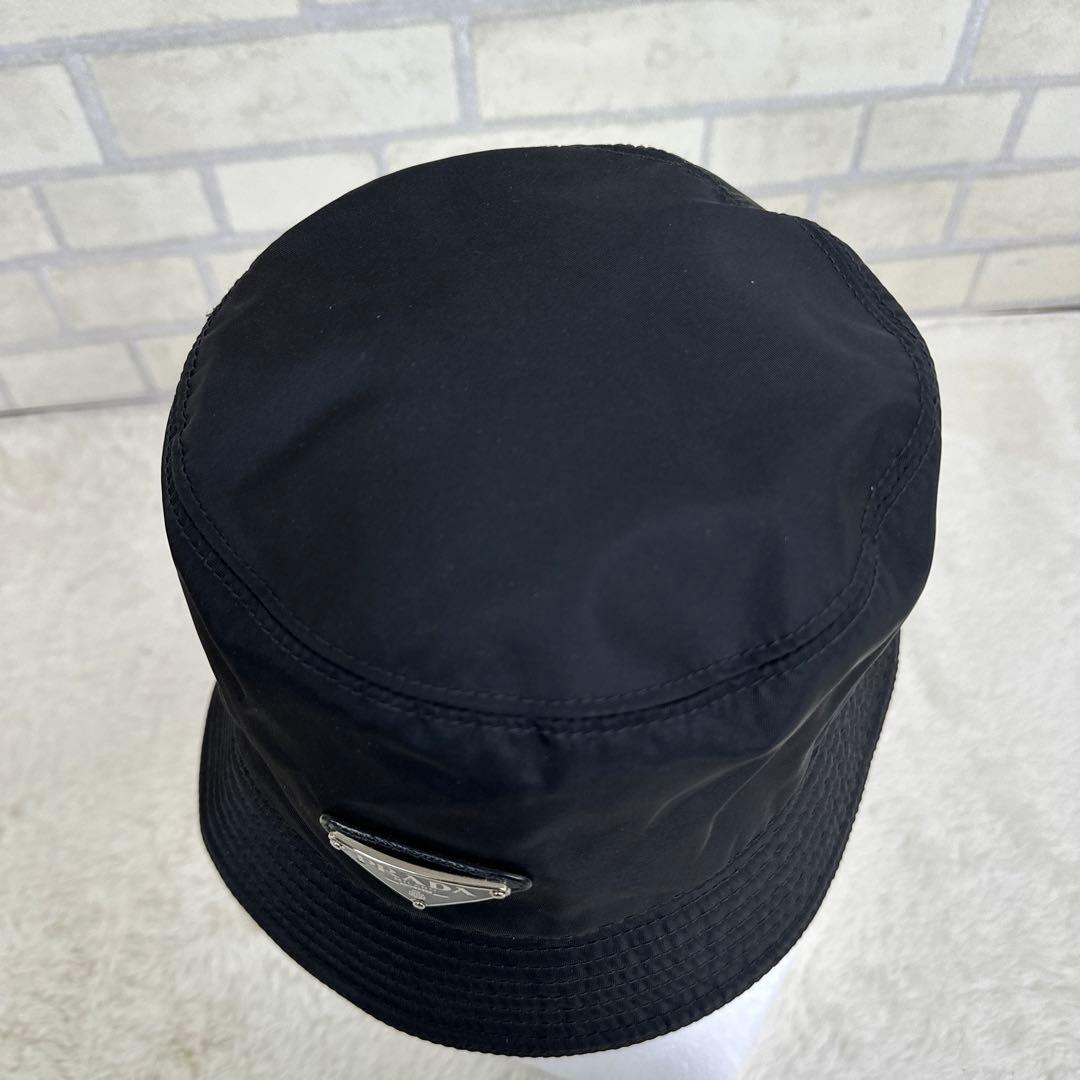PRADA プラダ 2HC137 バケットハット ナイロン 正規品 ブラック