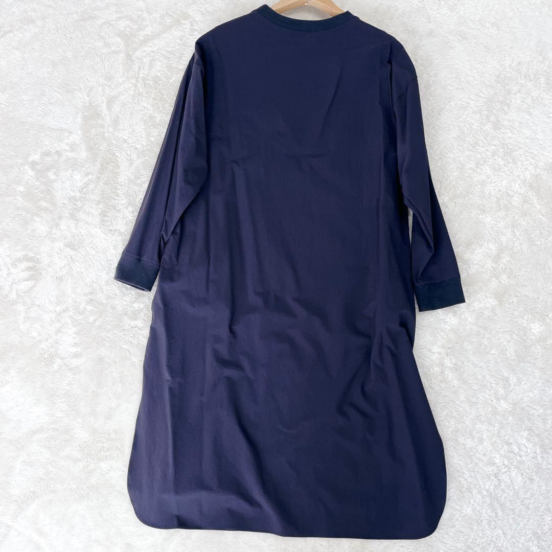 【極美品】OUR アワホーム チュニック プルオーバー ワンピース 紺