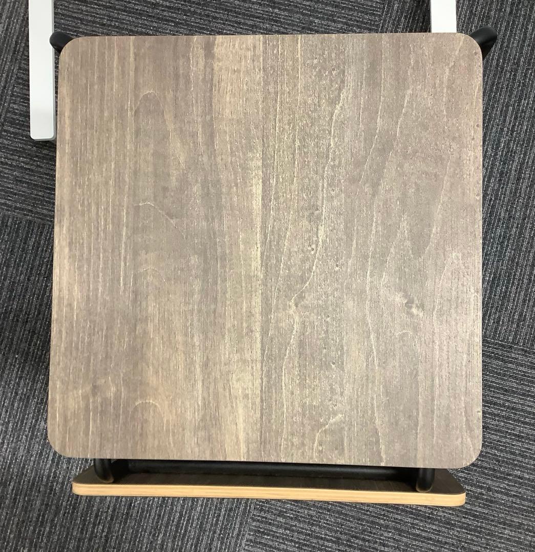 【3脚セット】イトーキ ノットワーク サイドスツール 木製什器 KLU-401