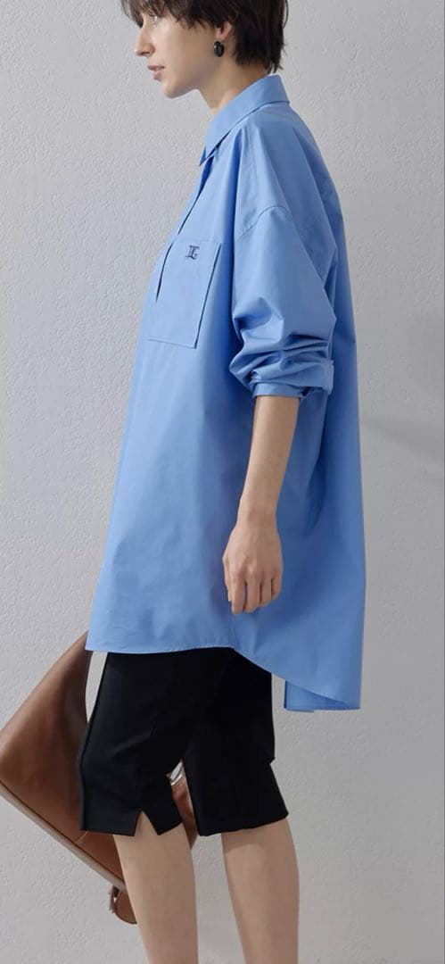 Whim Gazette ロゴシシュウオーバーシャツ　ウィムガゼット