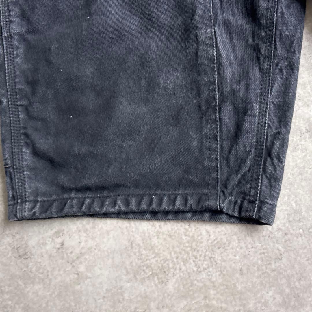 carhartt カーハート【W34】ダブルニー ショートパンツ フェード 黒