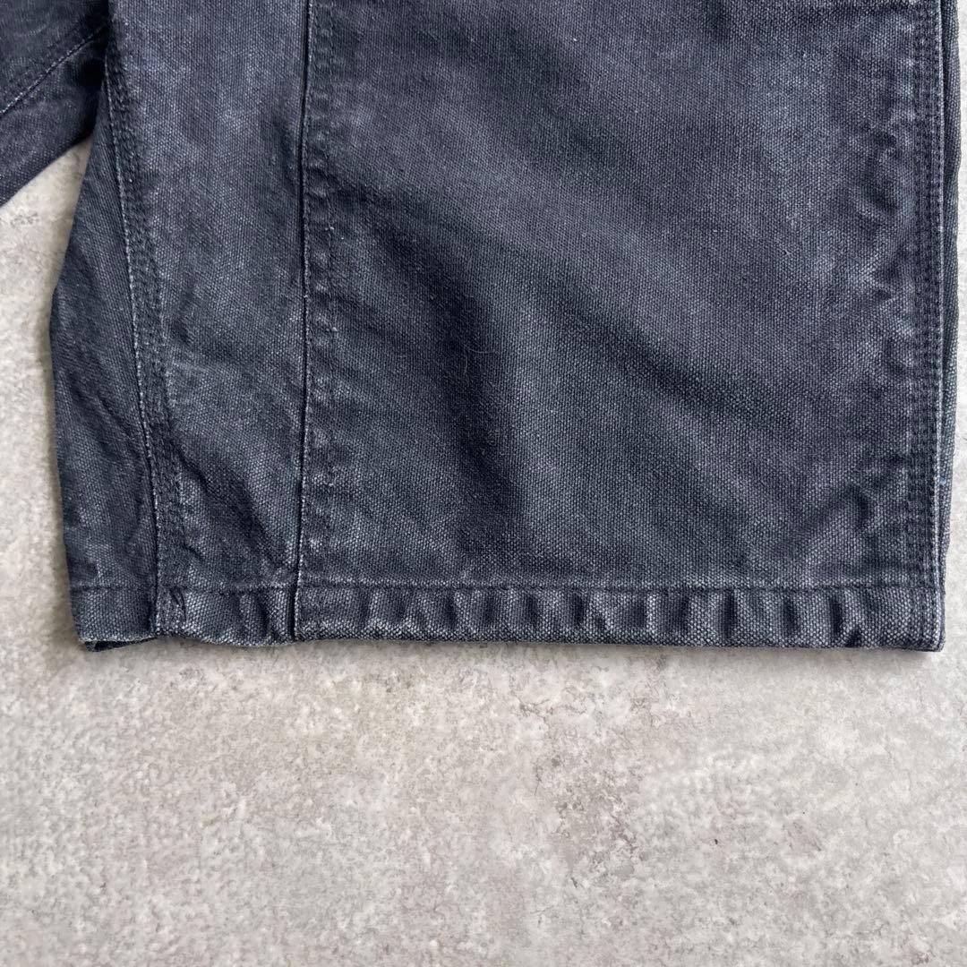 carhartt カーハート【W34】ダブルニー ショートパンツ フェード 黒