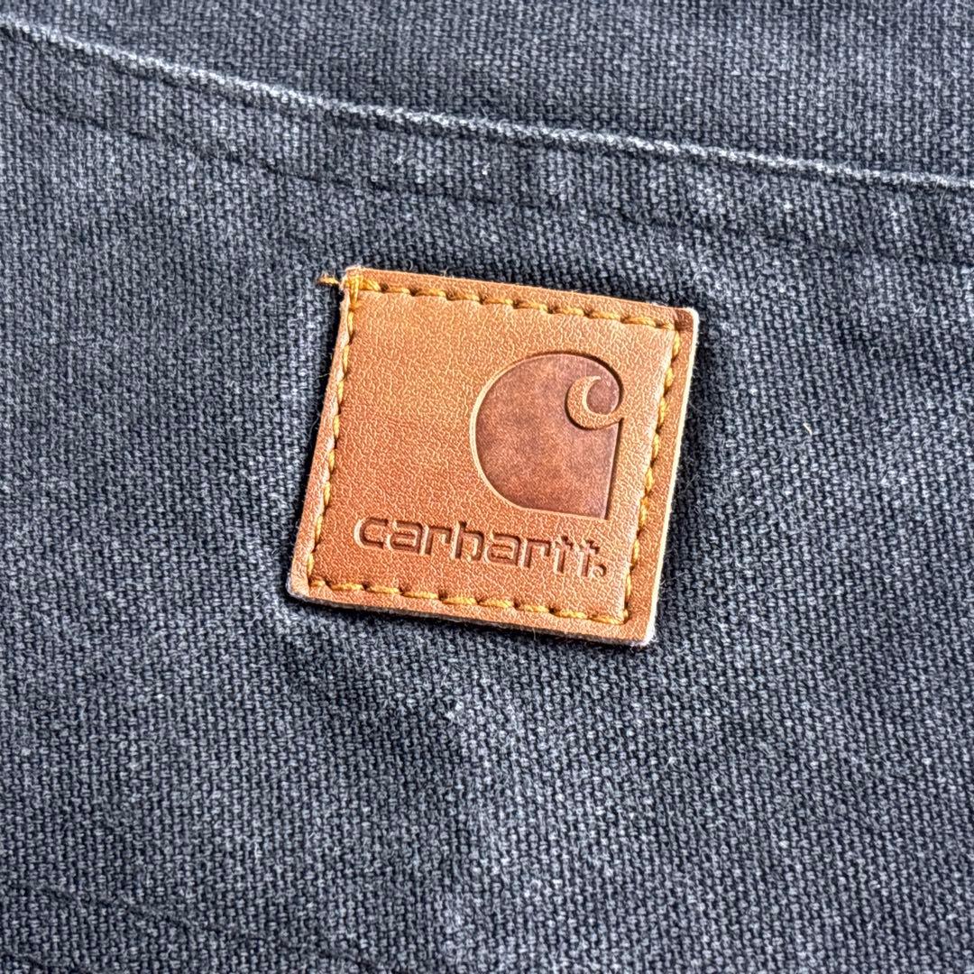 carhartt カーハート【W34】ダブルニー ショートパンツ フェード 黒