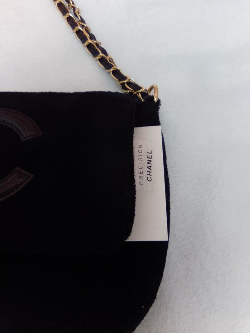 CHANEL ノベルティブラック ショルダーバッグブラックロゴ入り
