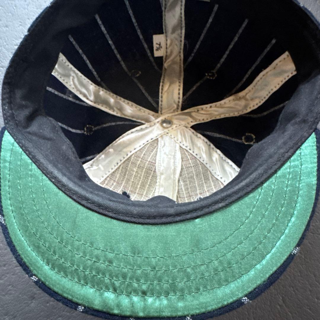 ebbets field flannelsキャップ made in USA