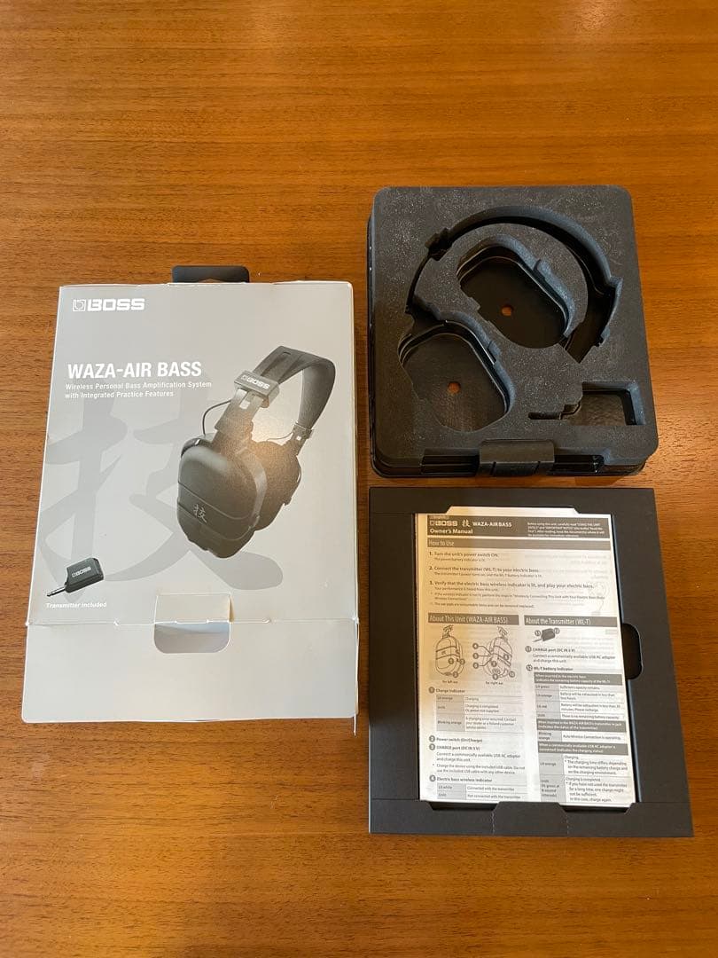 BOSS WAZA-AIR BASS ワイヤレスヘッドホン　ベースギターアンプ
