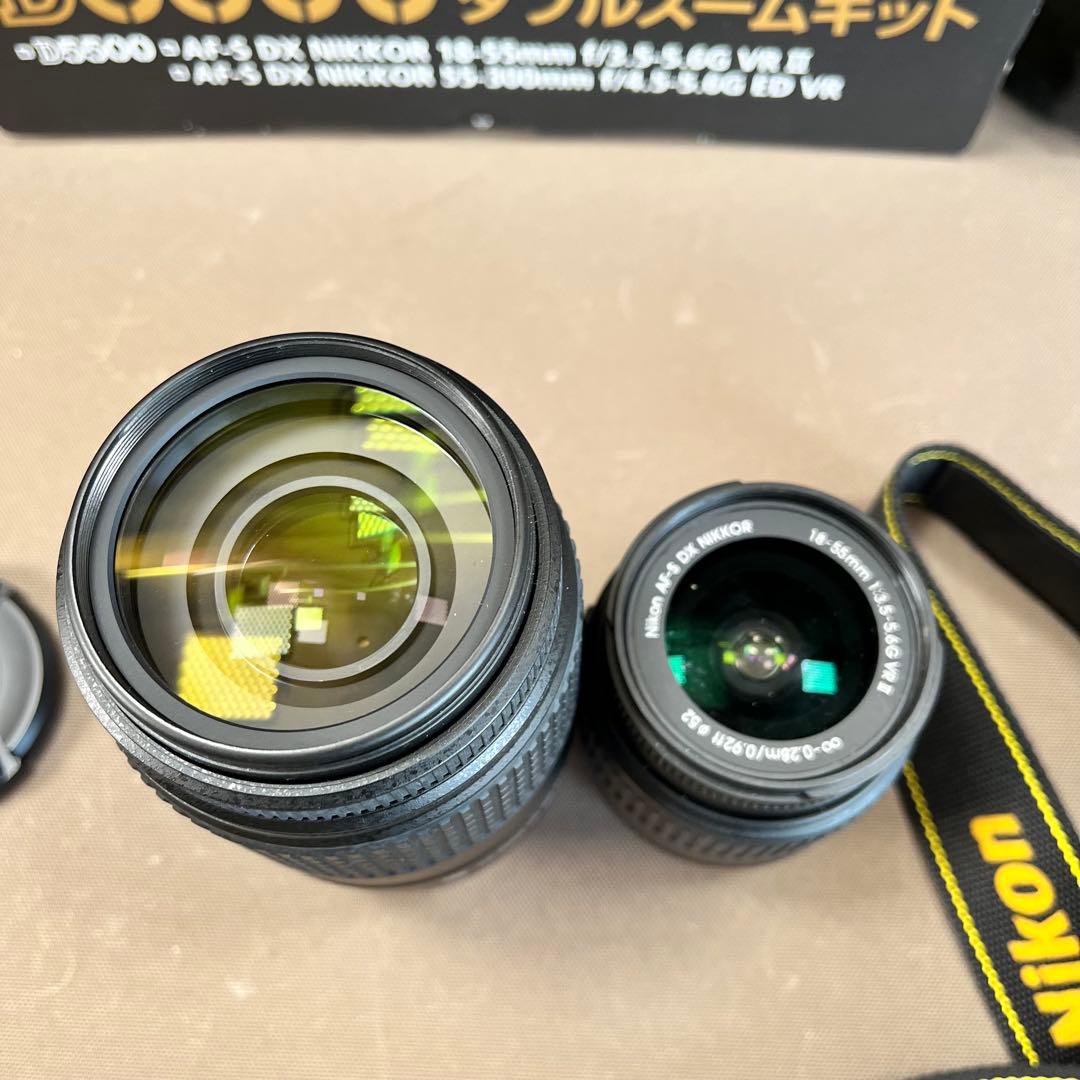 【美品】　Nikon D5500 ダブルズームキット