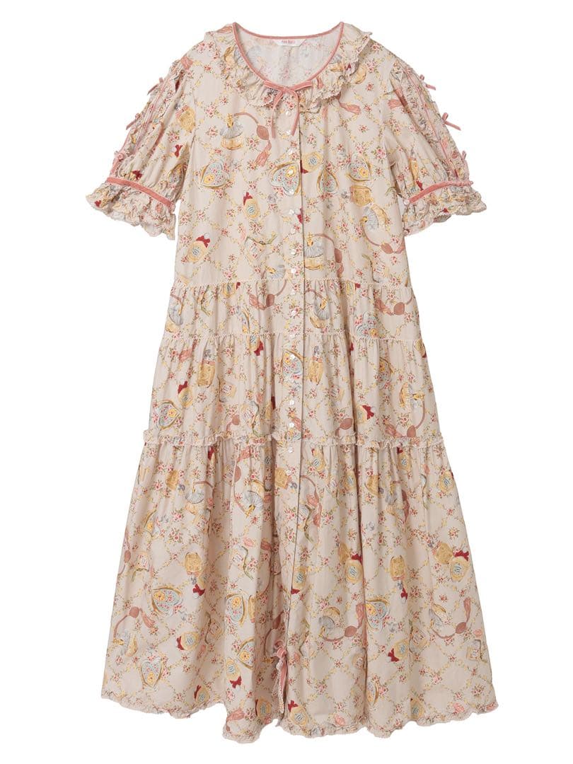 PINK HOUSE パフュームプリントワンピース