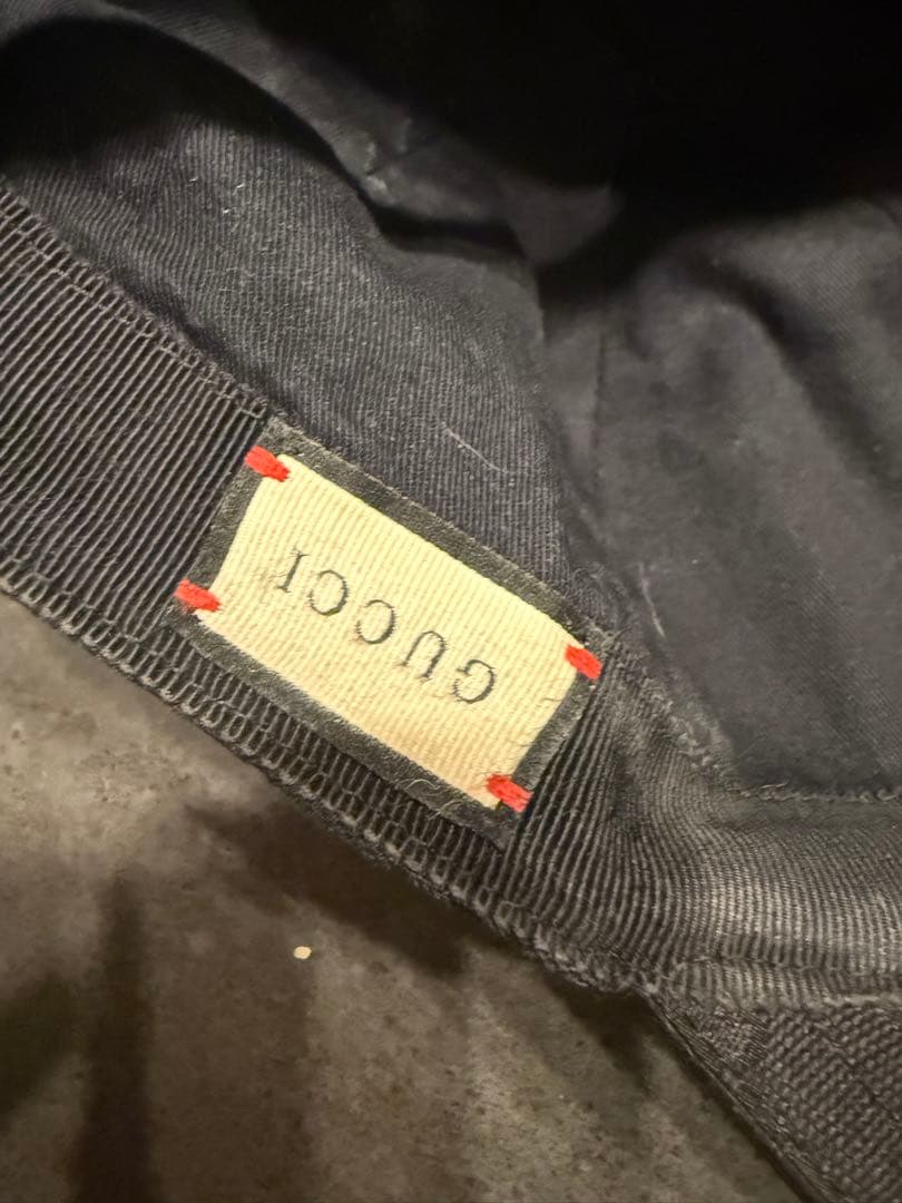Gucci GGパターン キャップ ブラック
