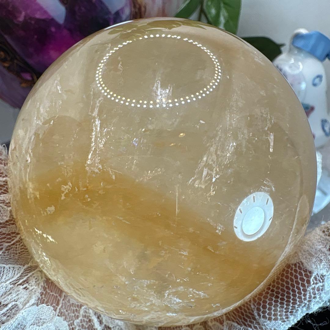 ゴールデンカルサイトスフィアBIGサイズ♡No.2279 1kg