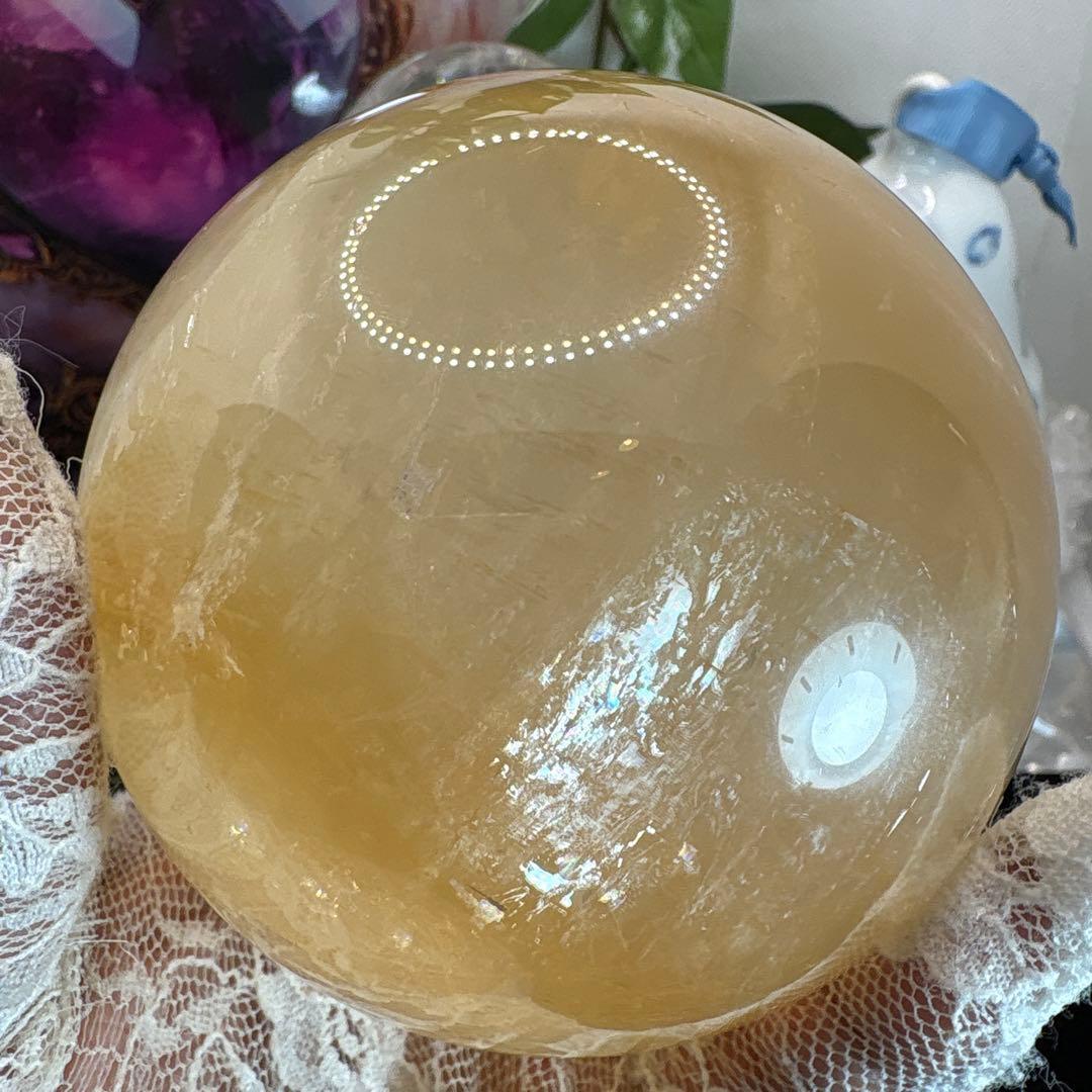 ゴールデンカルサイトスフィアBIGサイズ♡No.2279 1kg