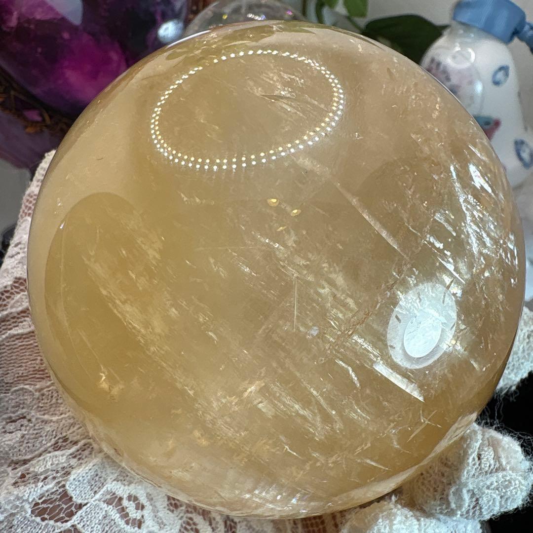 ゴールデンカルサイトスフィアBIGサイズ♡No.2279 1kg