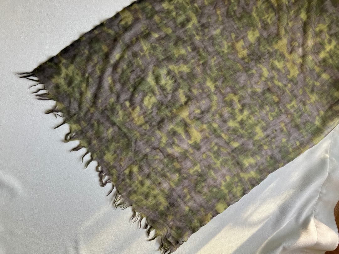 最終セール！DRIES VAN NOTEN カモフラージュ大判ストール