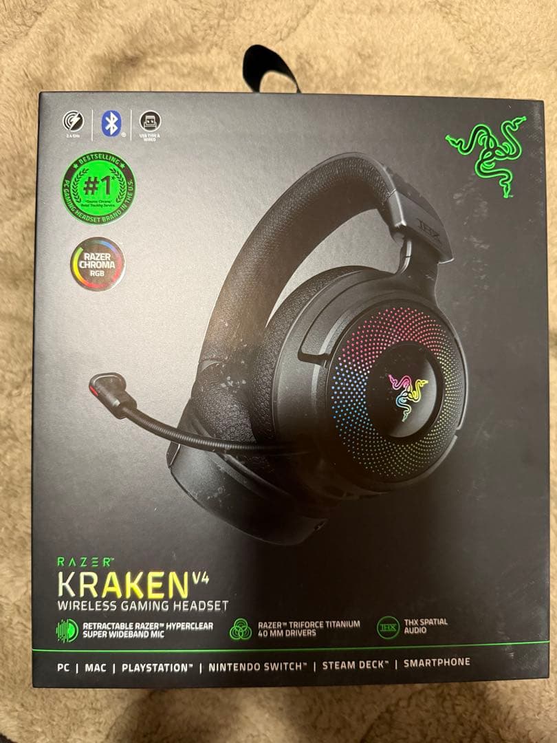 【新品未開封】Razer Kraken V4 ワイヤレス　ゲーミングヘッドセット