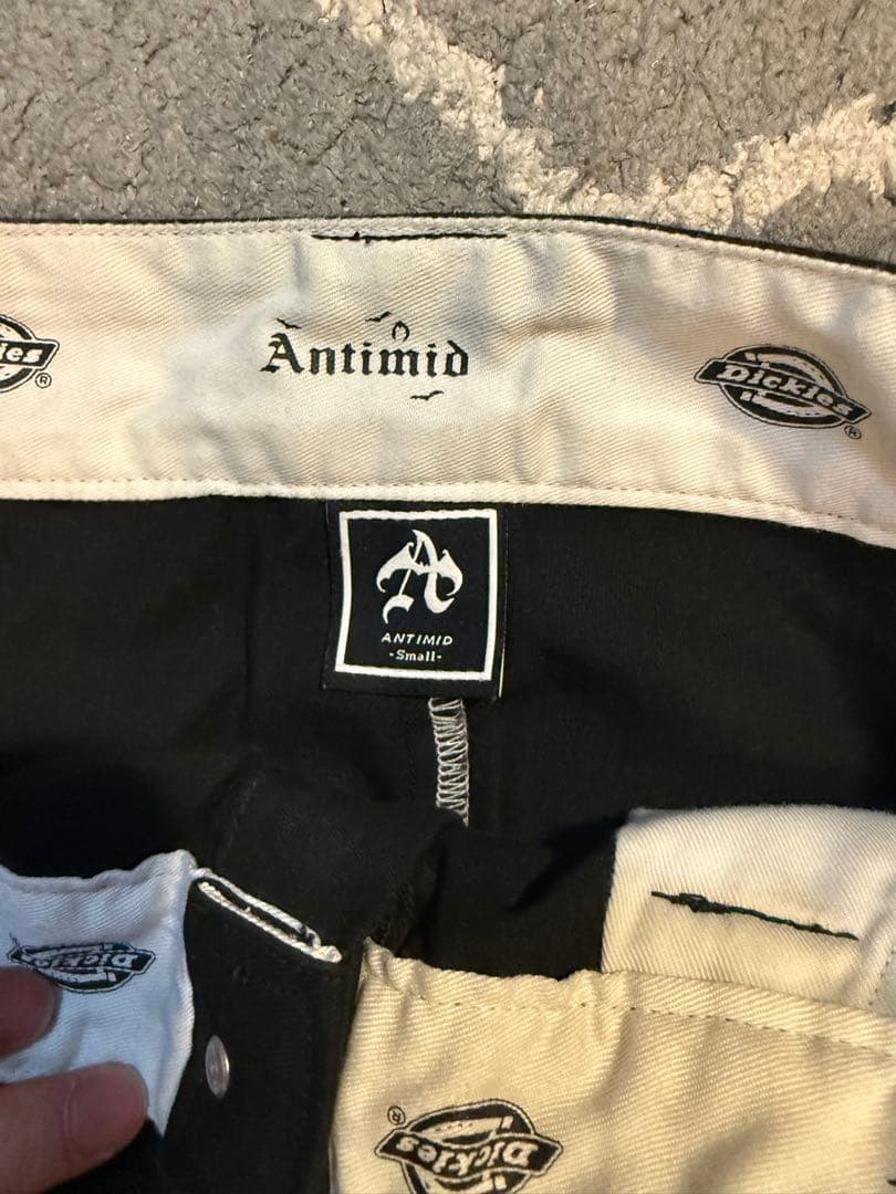 Dickies Antimid ブラック ワークパンツ