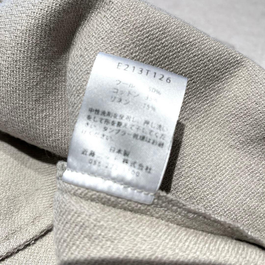 evam eva★近年秋冬モデル　ウールリネン　シャツワンピース　ローブ