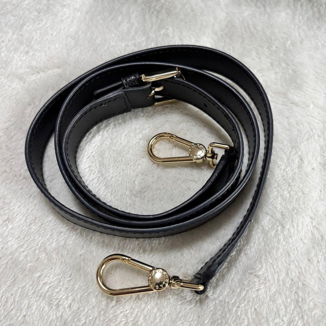 美品 FURLA フルラ レザー 2WAY ハンドバッグ ブラック 246572