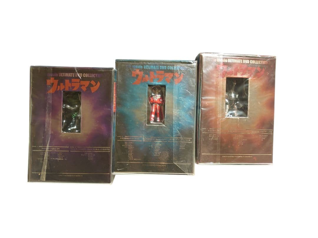 ☆未開封☆ウルトラマン特撮 DVD セット フィギュア付き　3箱セット