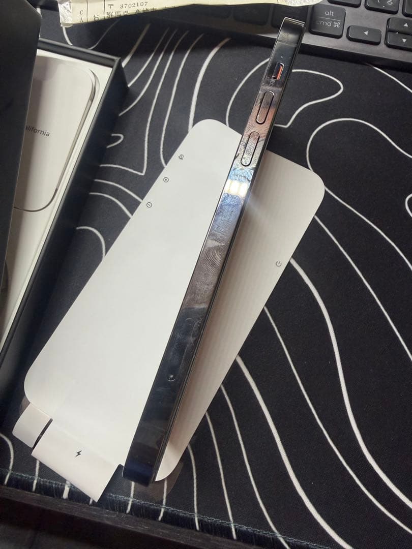 バッテリー交換済 iPhone12pro SIMフリー256GB グラファイト