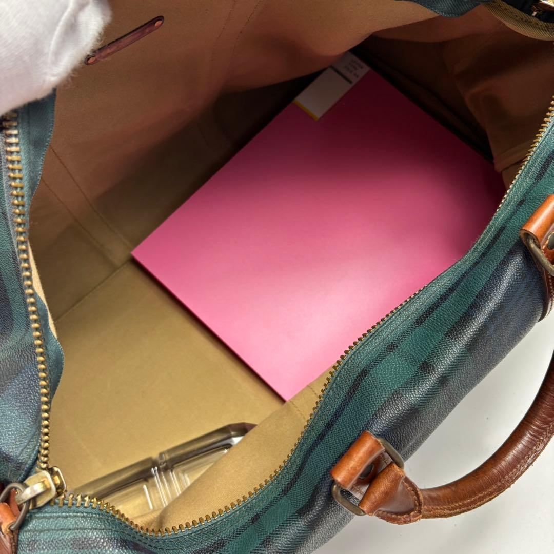 極美品✨ポロラルフローレン 2way ボストンバッグ 大容量 チェック柄 PVC