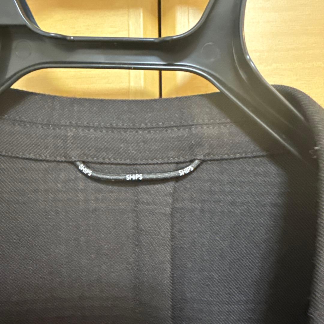 SHIPS ダークブラウン テーラードジャケット