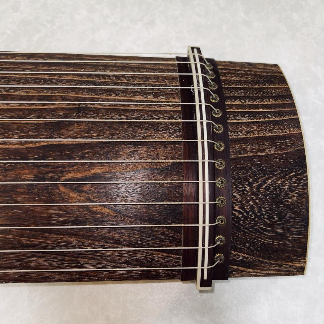 琴　箏　13弦　並甲　蒔絵　和楽器　弦楽器　すだれ彫り