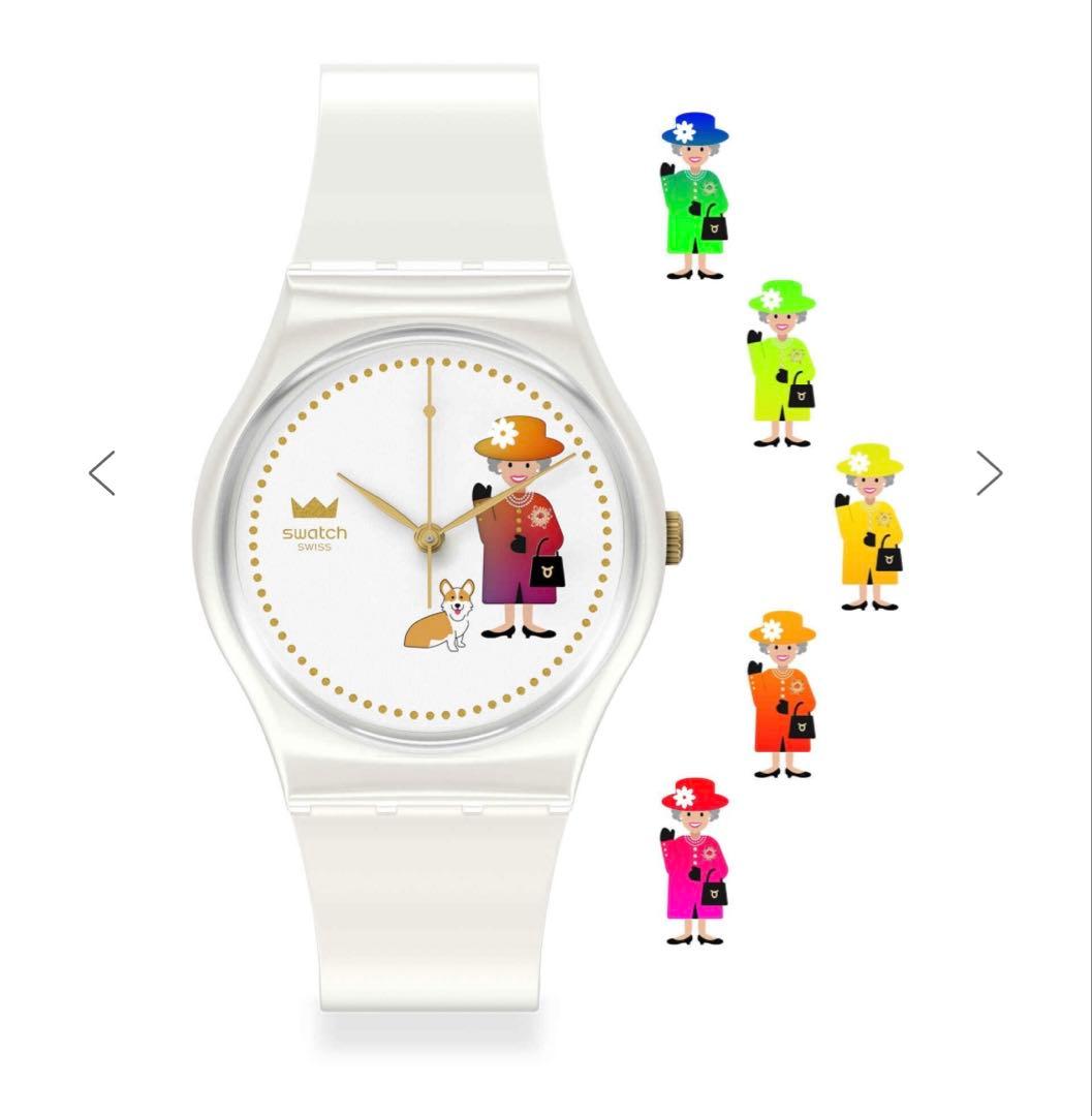 新品⭐︎Swatch スウォッチ エリザベス女王 在位70周年記念モデル クォーツ