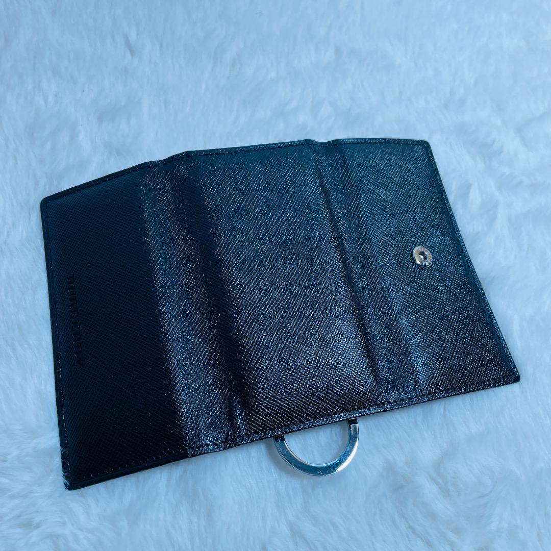 新品未使用　BURBERRY ノバチェック キーケース ブラック キーリング