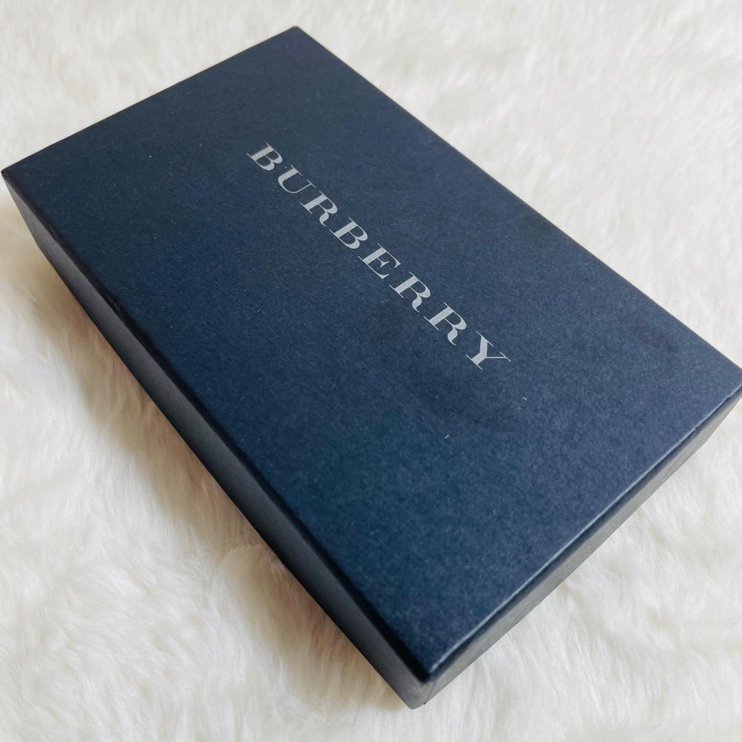新品未使用　BURBERRY ノバチェック キーケース ブラック キーリング