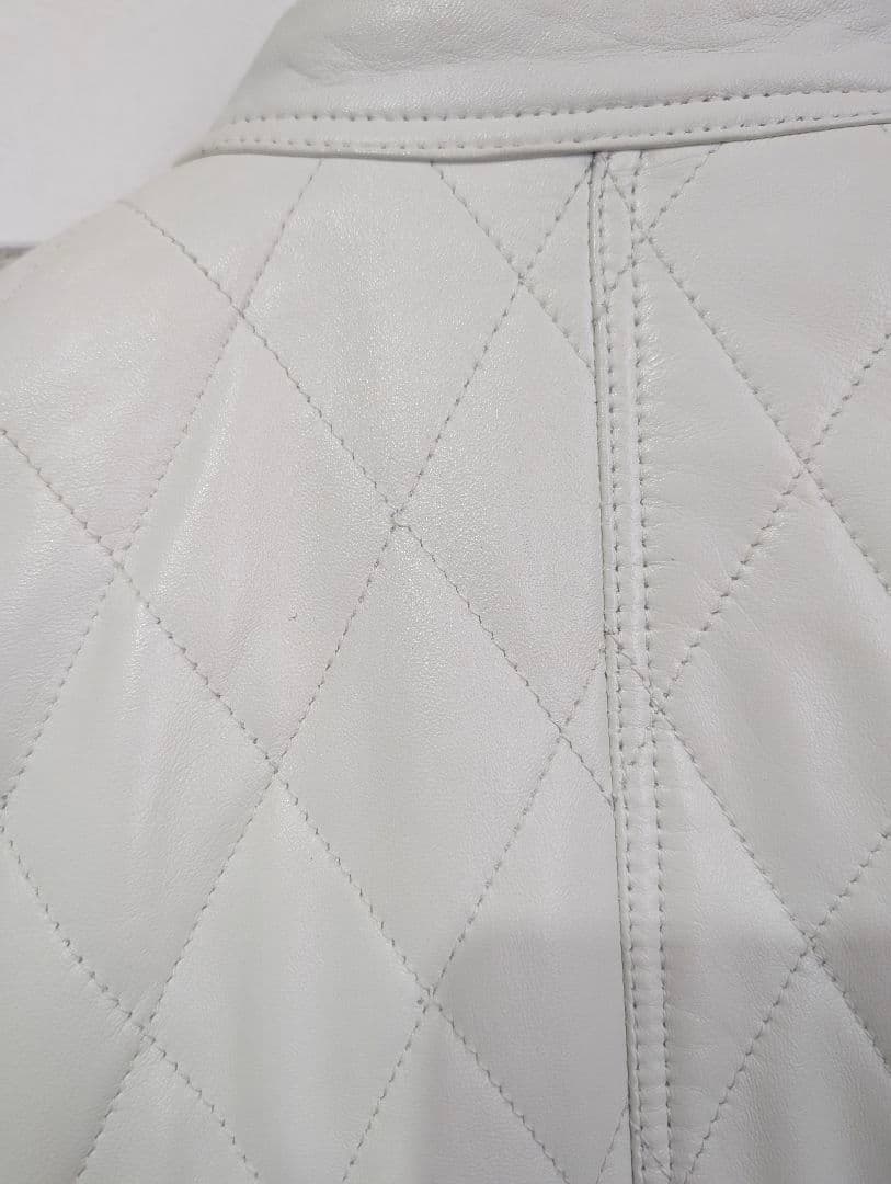 BALMAIN バルマン 希少 キルティング レザー ライダースジャケット 羊革