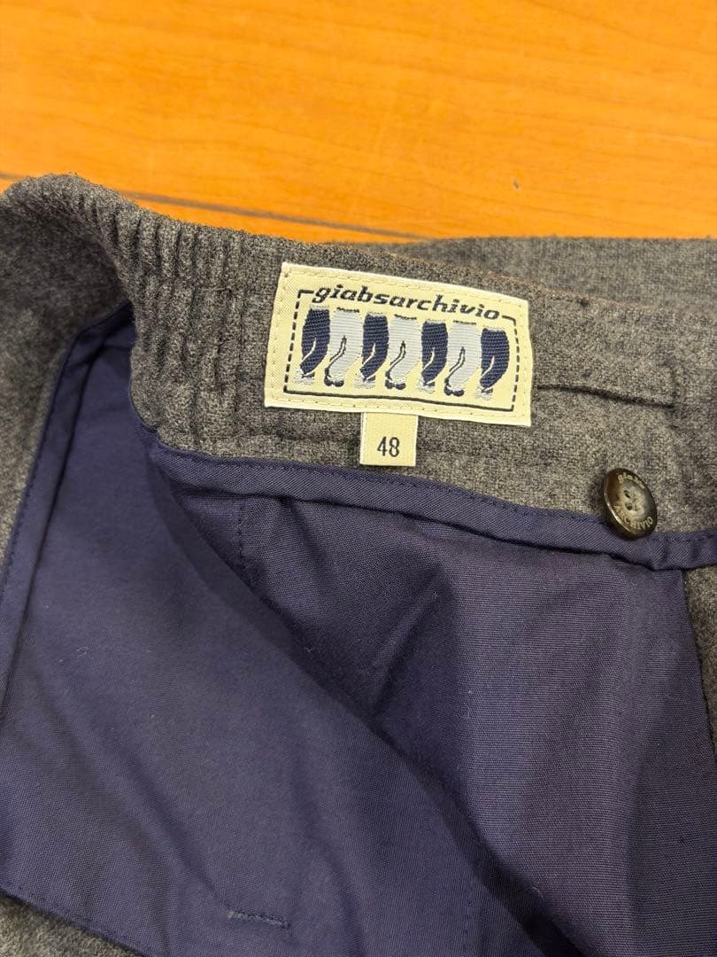 giabsarchivio グレー スラックス 48
