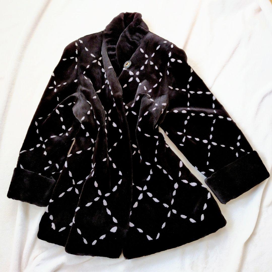 美品！最高級ランチェッドミンク　毛皮コート　銀タグ SAGAMINK Mサイズ