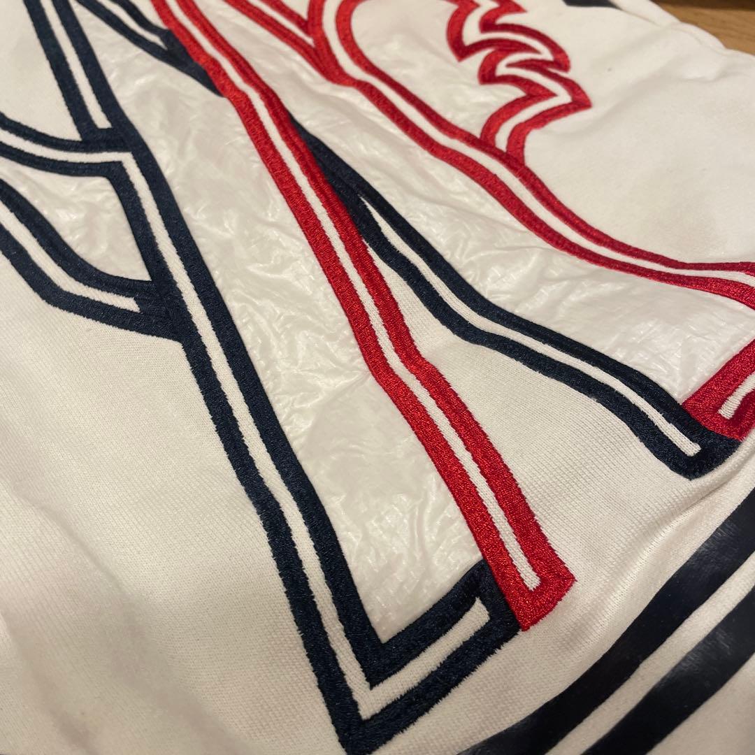 MONCLER ホワイト グラフィックトレーナー