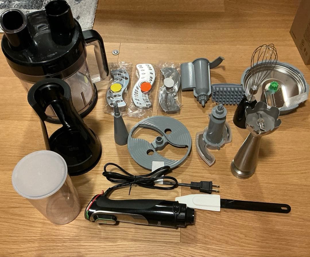 BRAUN マルチクイック 9 ハンドブレンダー MQ 9195XLS 付属品