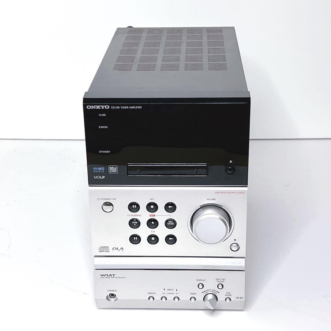 【極美品・動作品】 ONKYO FR-B7 D-B7 ミニコンポ CD MD