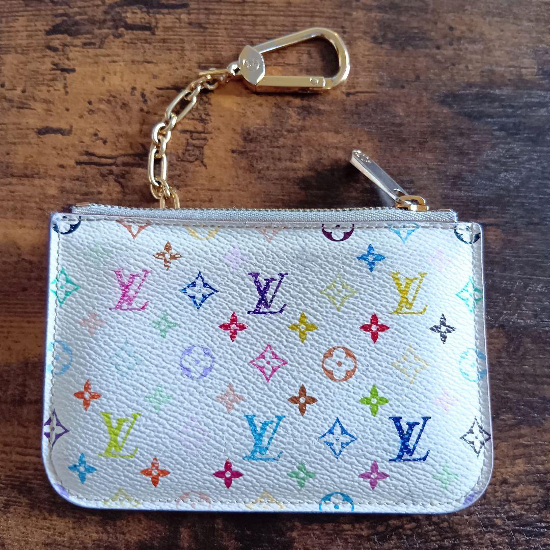 ルイヴィトン マルチカラー ポシェット・クレ　ケース　キーケース