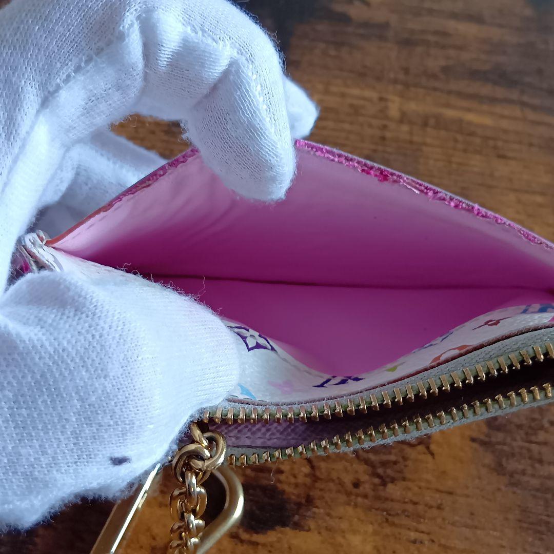 ルイヴィトン マルチカラー ポシェット・クレ　ケース　キーケース