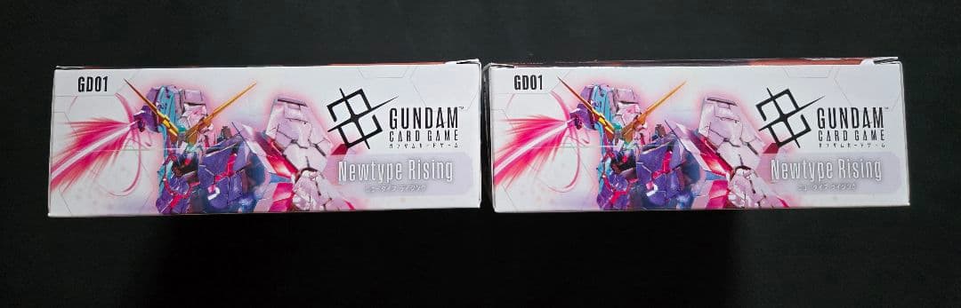 「新品未開封テープ付き」ガンダムカードゲームNewtypeRising2box